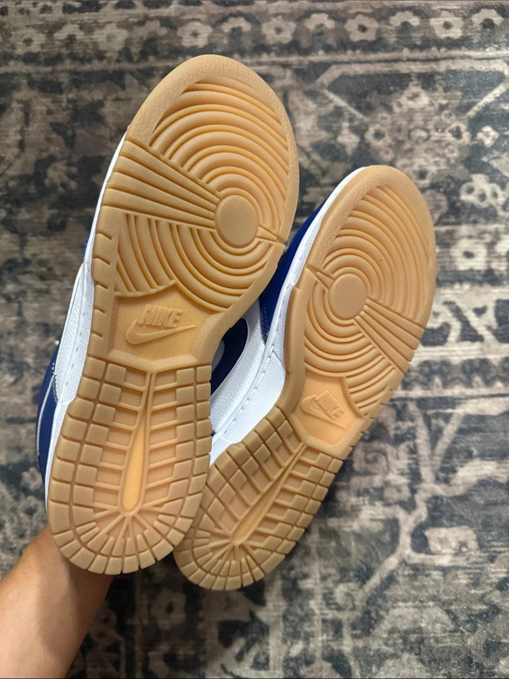 Nike Dunk Low SE in “Sail/Game Royal/Gum”